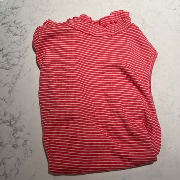 ANTHROPOLOGIE t.la Striped Mock Neck Tank Top Size Small - Picture 7 of 7